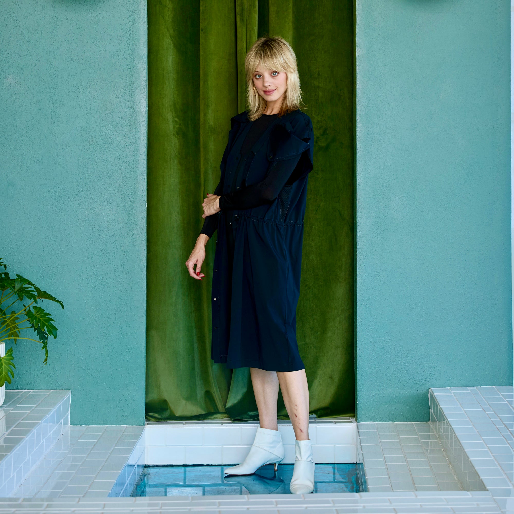 midi slip long sleeves Black EXTRA SMALL/SMALL / Black midi slip long sleeves Black EXTRA SMALL/SMALL / Black